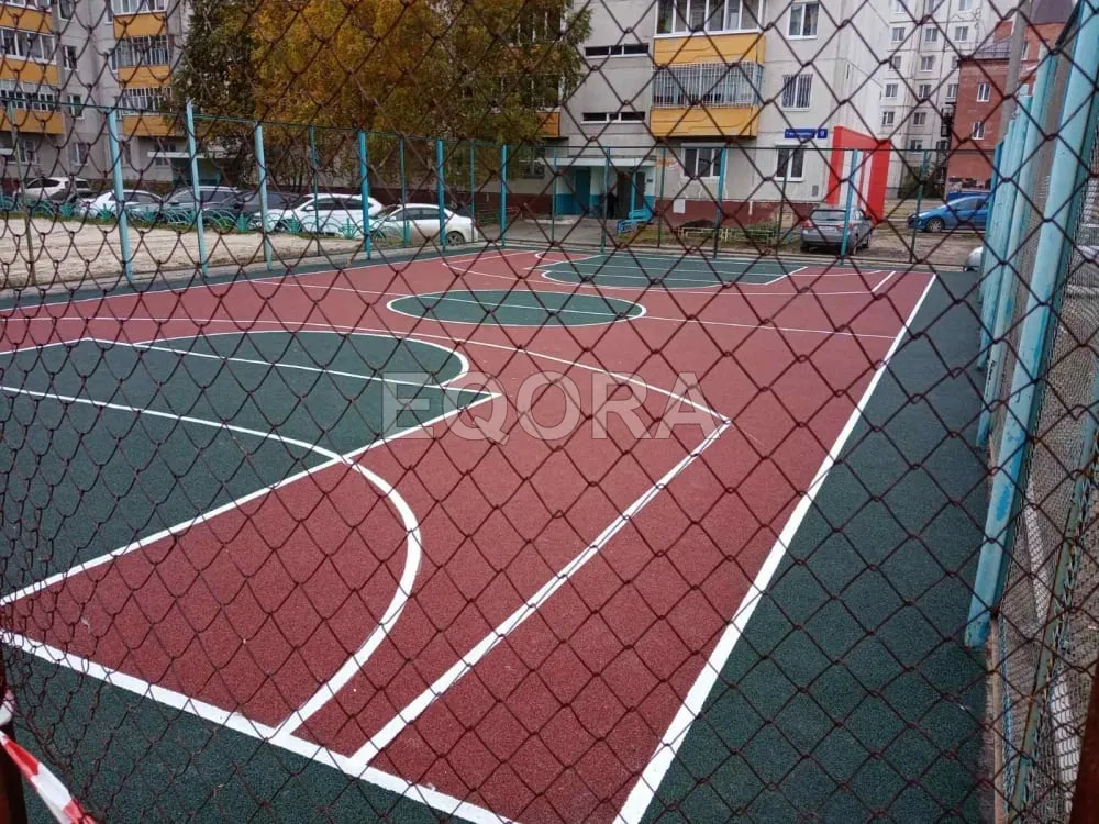 Резиновые покрытия из крошки для спортивных площадок в Кыштовке